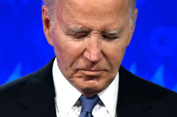 Joe Biden asleep.