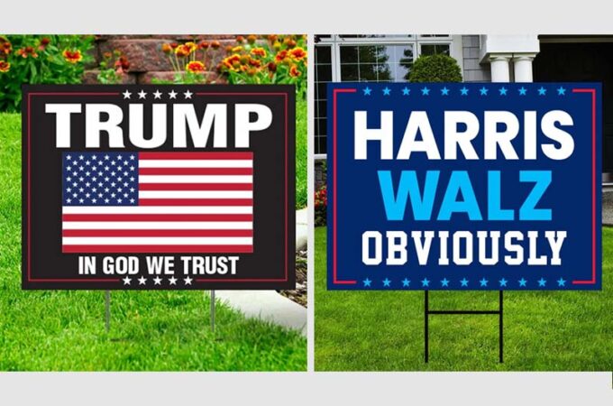 Yard signs