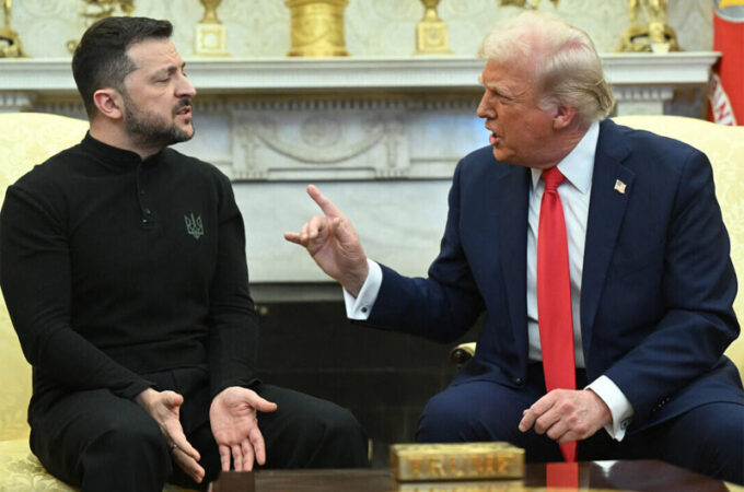 Trump and Zelensky